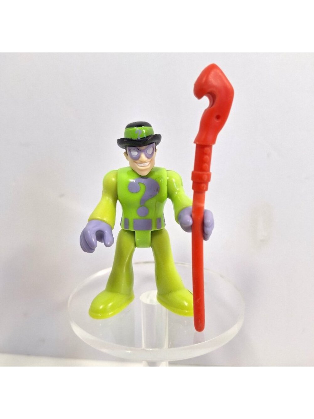 Imaginext Riddler Red Staff DC Super Friends Figure